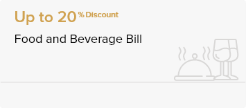 Up to 20% Discount Food and Beverage 